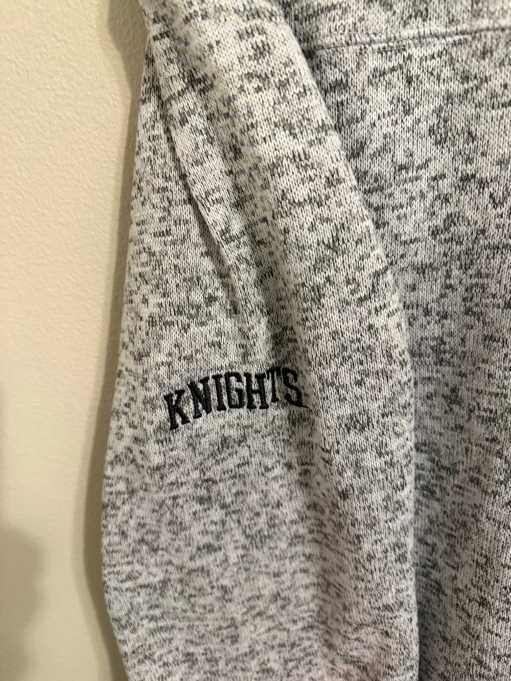 UCF Knights Full Zip Jacket Rivalry Threads Gray Fleece Embroidered L